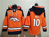Men's Denver Broncos #10 Bo Nix Orange Ageless Must-Have Lace-Up Pullover Hoodie (2),baseball caps,new era cap wholesale,wholesale hats